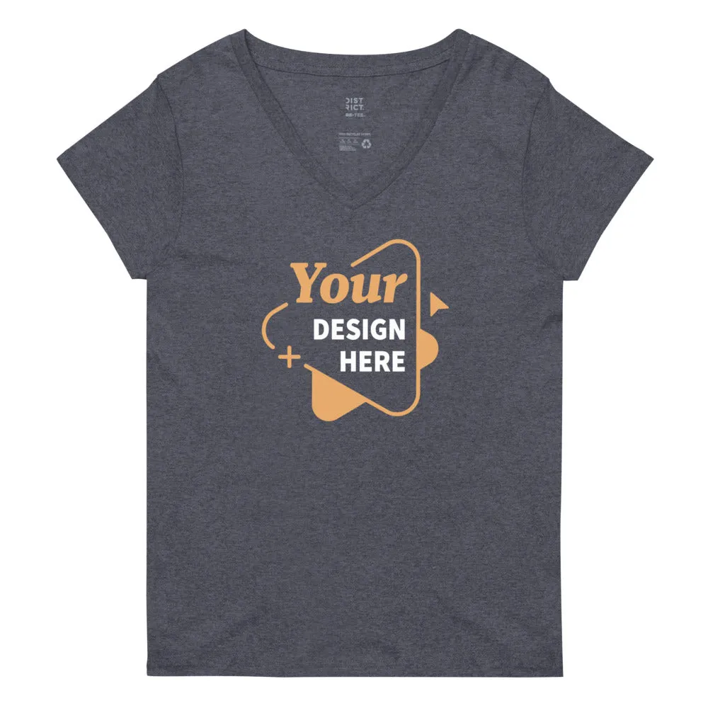 Women's Recycled V-Neck T-Shirt | District DT8001